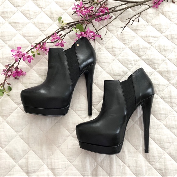 Steve Madden Shoes - Steve Madden Black Platform Booties-Martini
